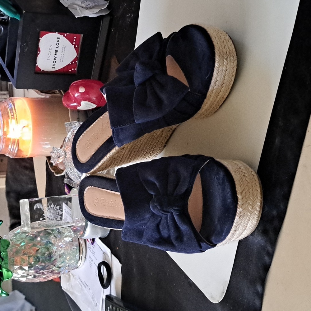 Piepies  Platform esperalos womens size 8.5